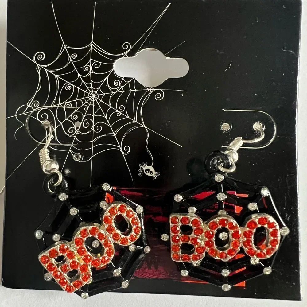 Halloween Earrings Dangles with stones